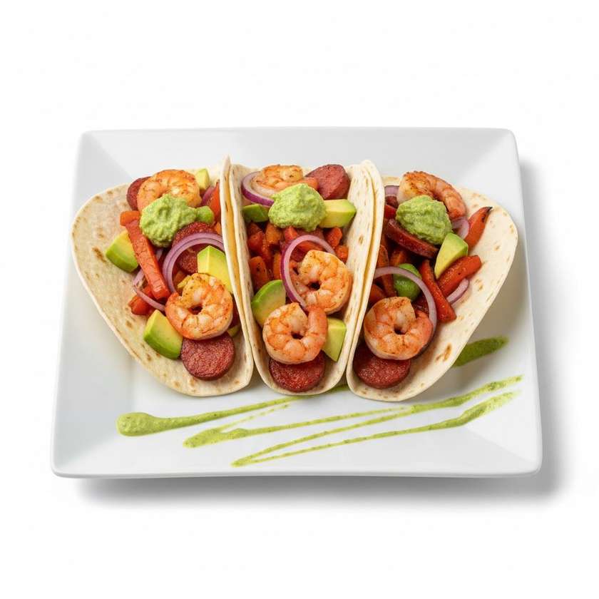 Shrimp & Chorizo Taco