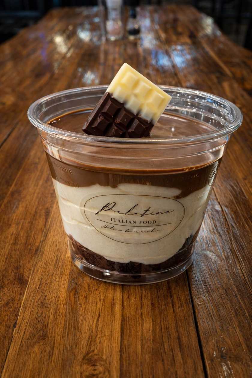 Čokoládový tvarohový dezert