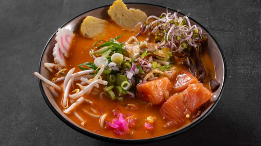 Tantanmen Ramen Sake łosoś