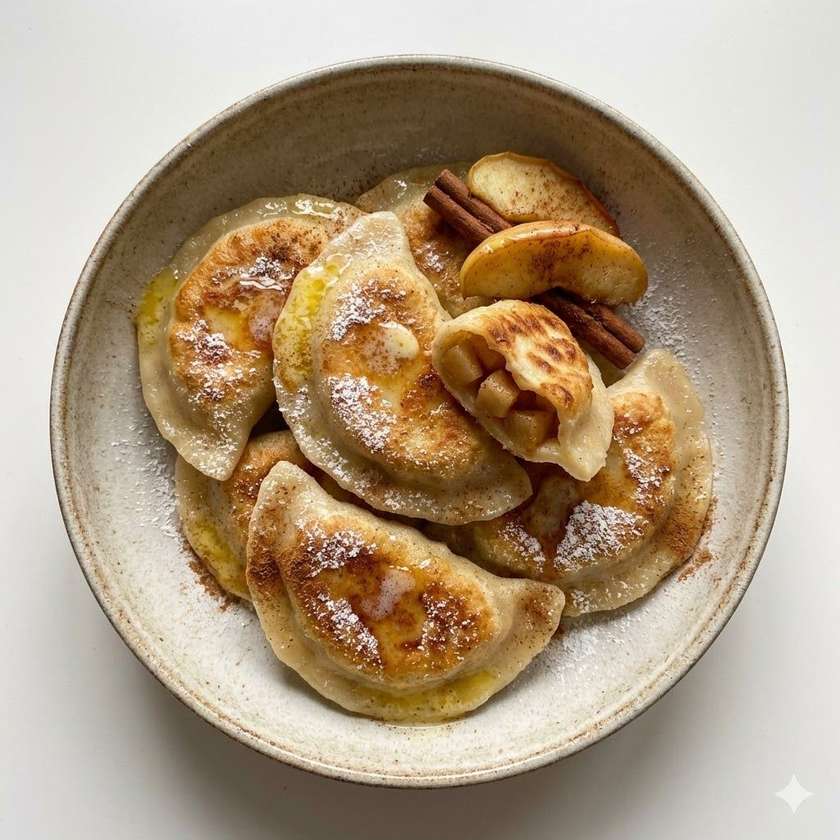 Pierogi z Jabłkiem i Cynamonem