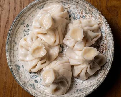 Хінкалі з бараниною та кінзою