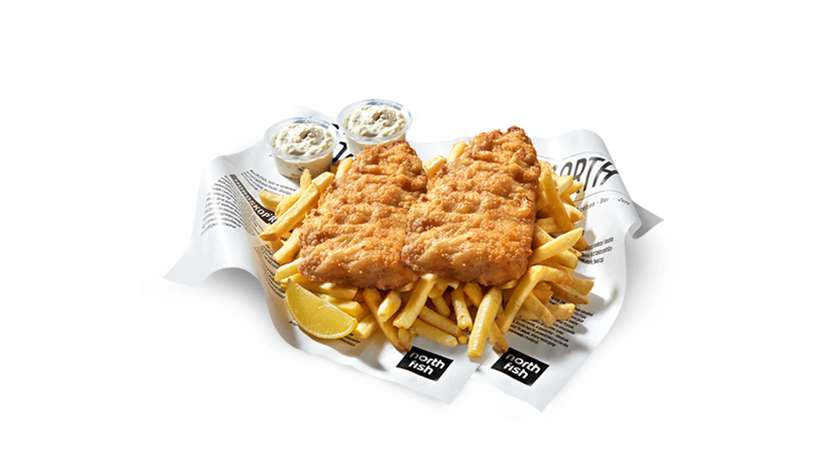 Fish&Chips DUO z dorszem czarnym