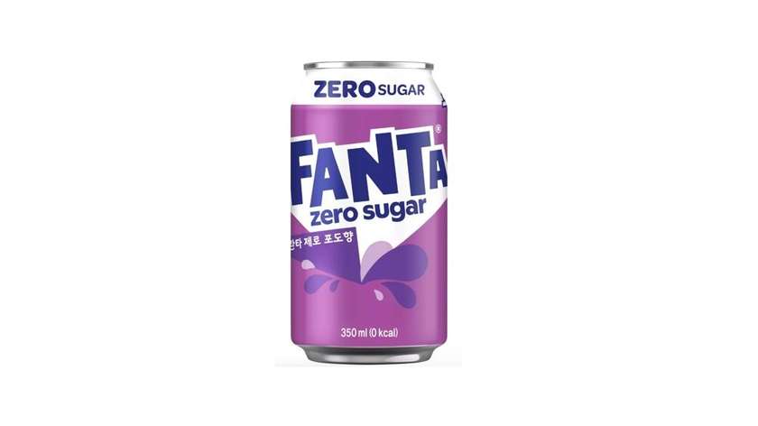 Soft Drink FANTA ZERO (GRAPE), 350ml