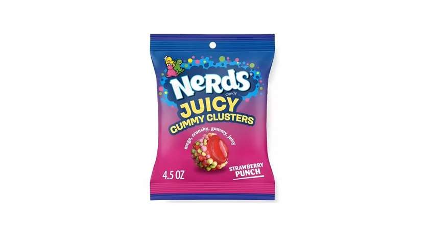 Chewing sweets NERDS JUICY GUMMY CLUSTERS (STRAWBERRY PUNCH), 127g