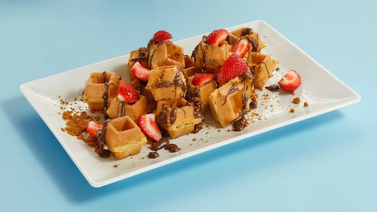 Chocolate Strawberries Vaflaki