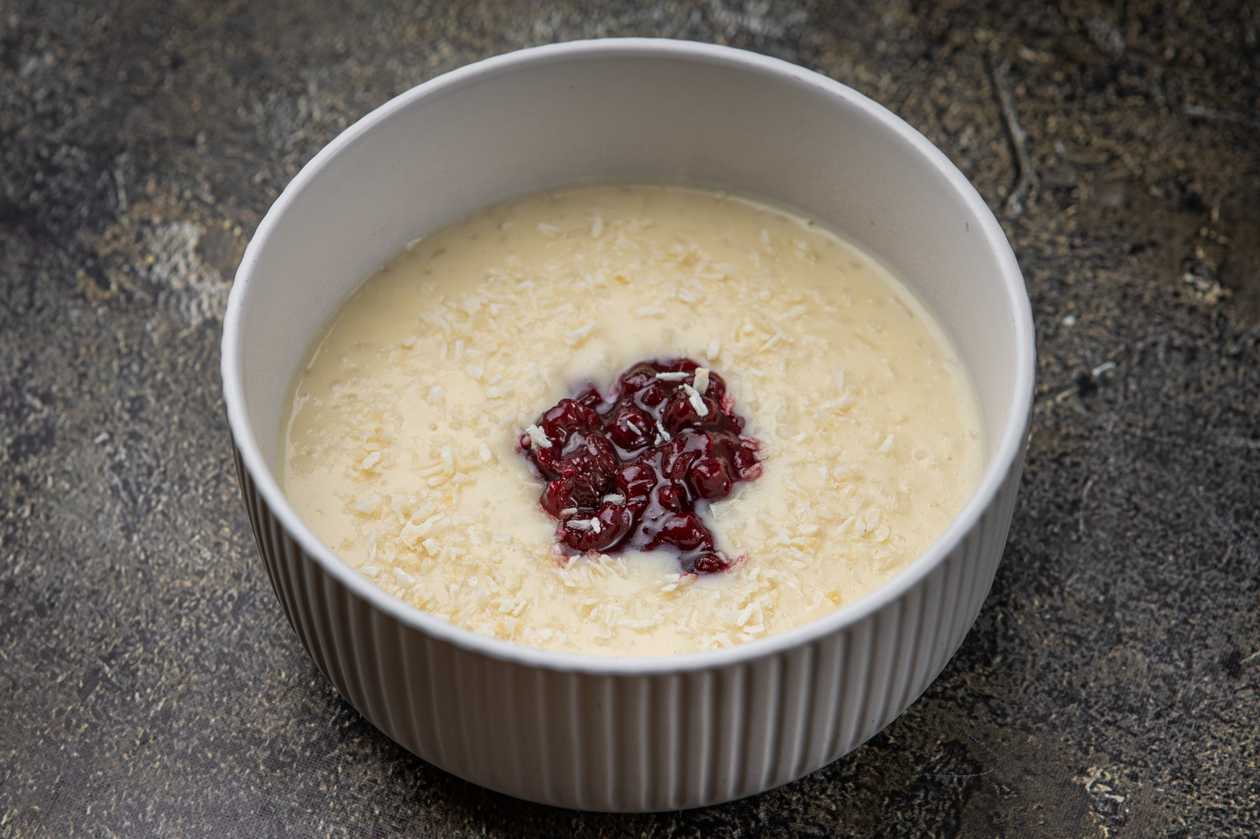 Riisipuuder pohlamoosiga