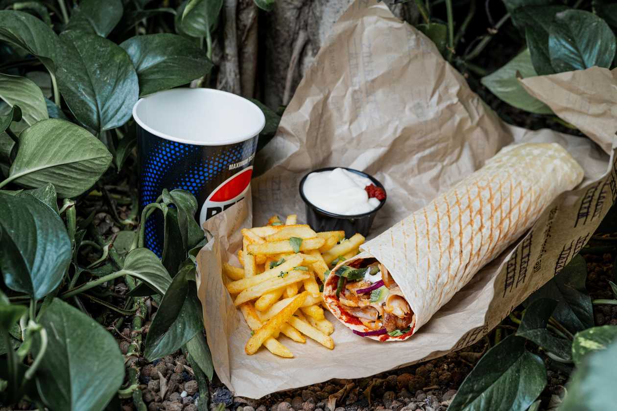 Durum kebabas Meal Deal