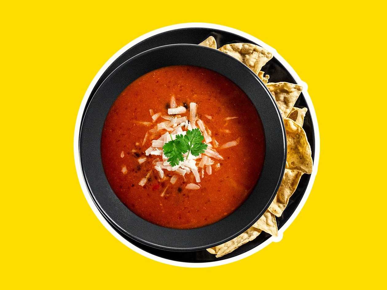 Velká polévka s chipsy - Fazolovo/kukuřičná 450 ml