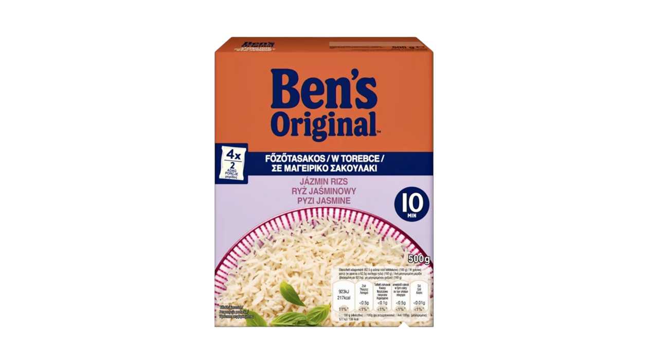 Uncle Ben's Original Jasmine Rice In a Bag 10 Min 500gr
