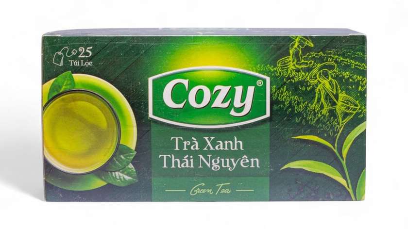 Cozy Green Tea – 50g Bags (25 × 2g)