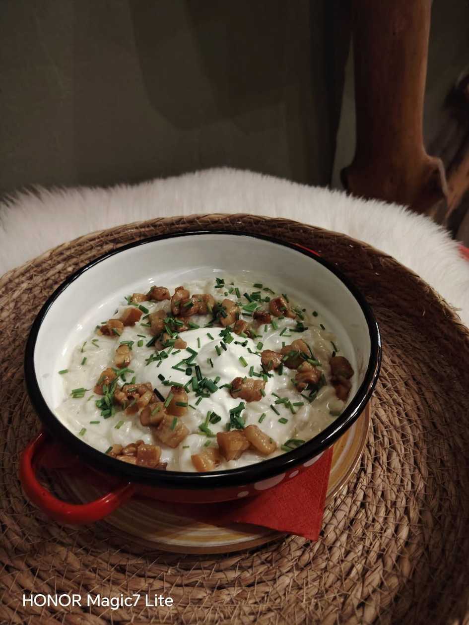 Liptovské bryndzové halušky so slaninkou