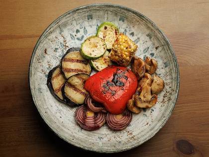 Асорті овочів на мангалі