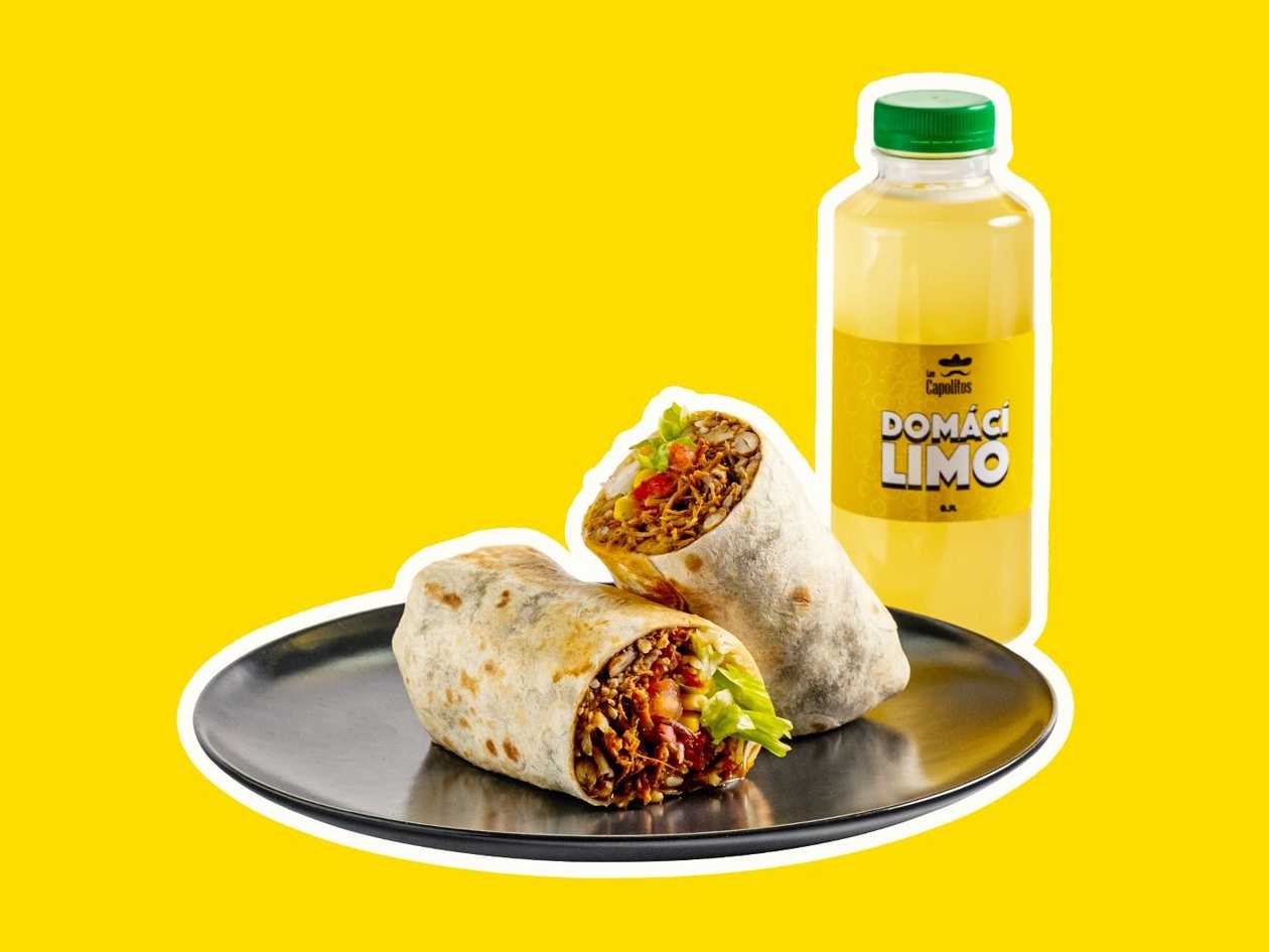 Burrito Grande + Capolito's limonáda 0,5l