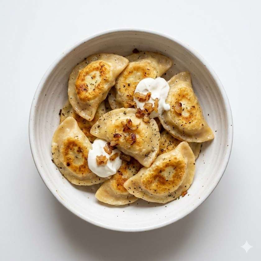 Pierogi Ruskie z Pieca