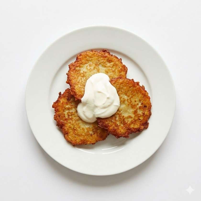 Placki Ziemniaczane ze Śmietaną