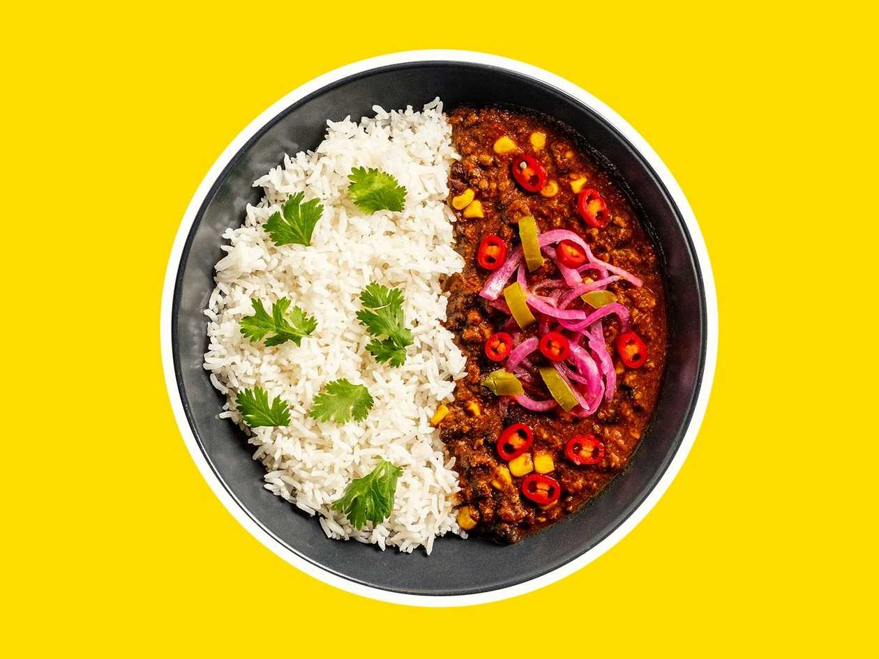 Chili con carne s rýží