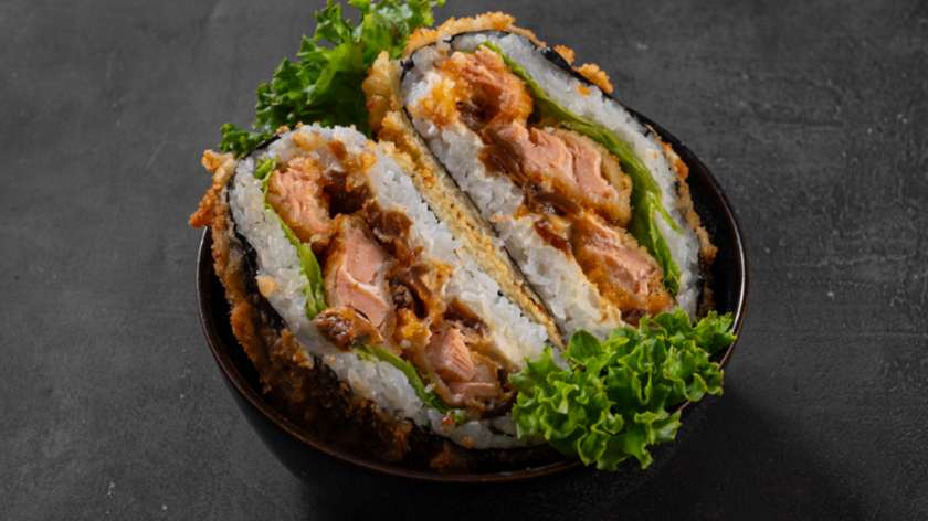 Sushi Burger Chrupiący łosoś