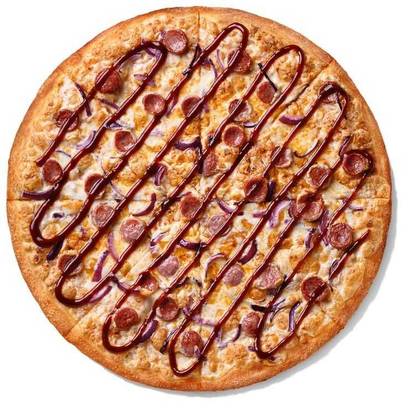 Cârnați BBQ Cârnați BBQ Pizza Subtire