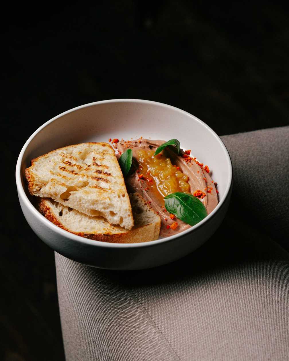 Chicken Liver Pâté with Apple Chutney