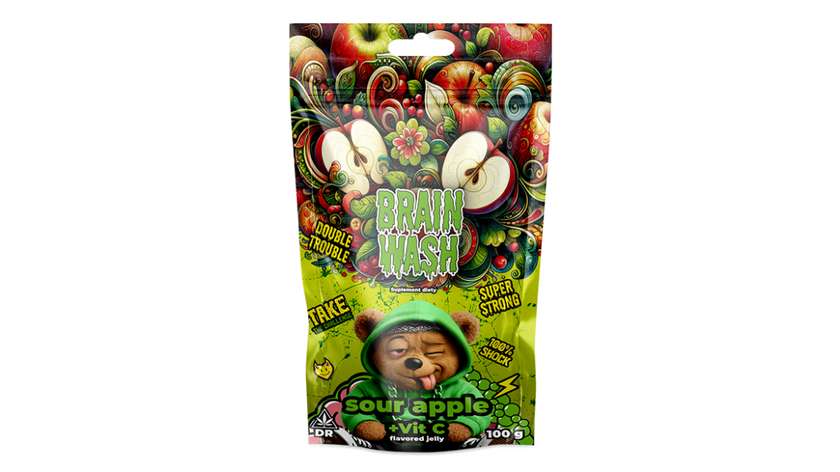 Brain Wash Żelki Sour Apple