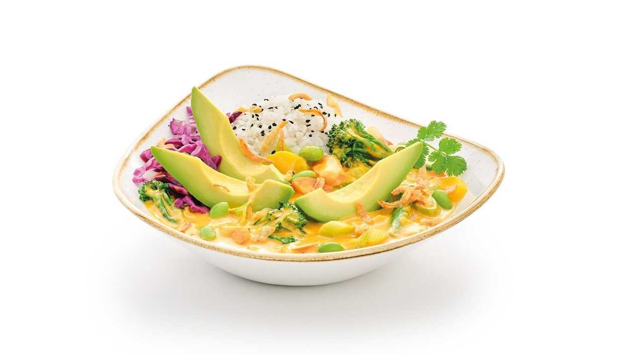 Yellow Avocado Curry