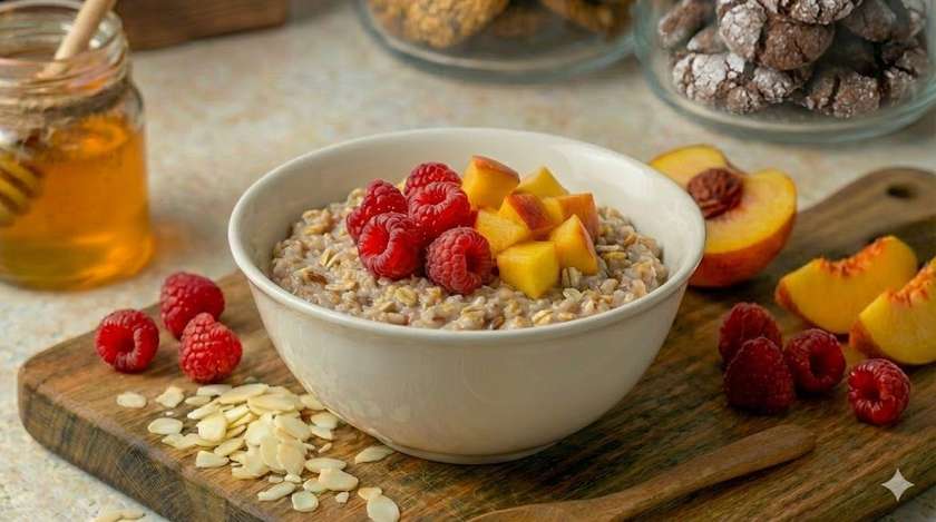 Hommikupuder puuviljade, pähklite ja meega