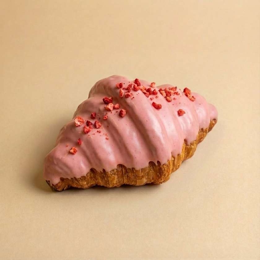 Strawberry croissant