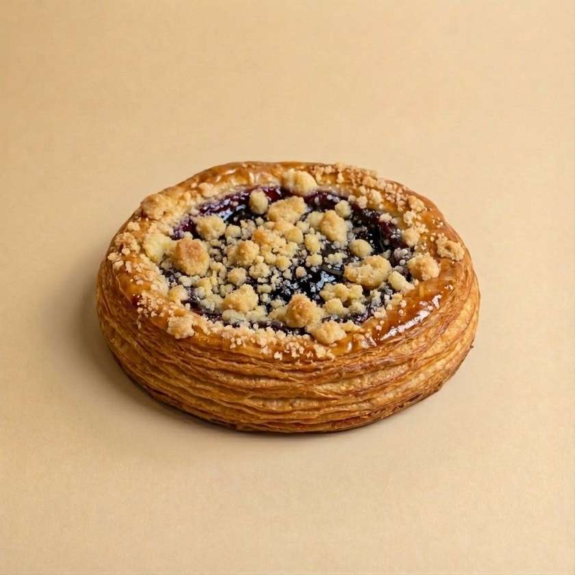 Blueberry bun