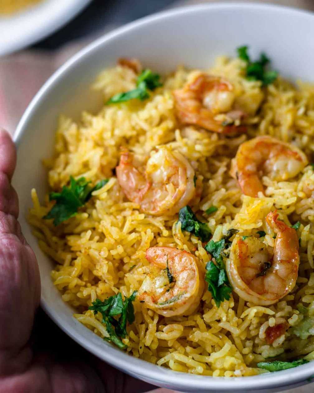 Prawn Hyderabadi Biryani