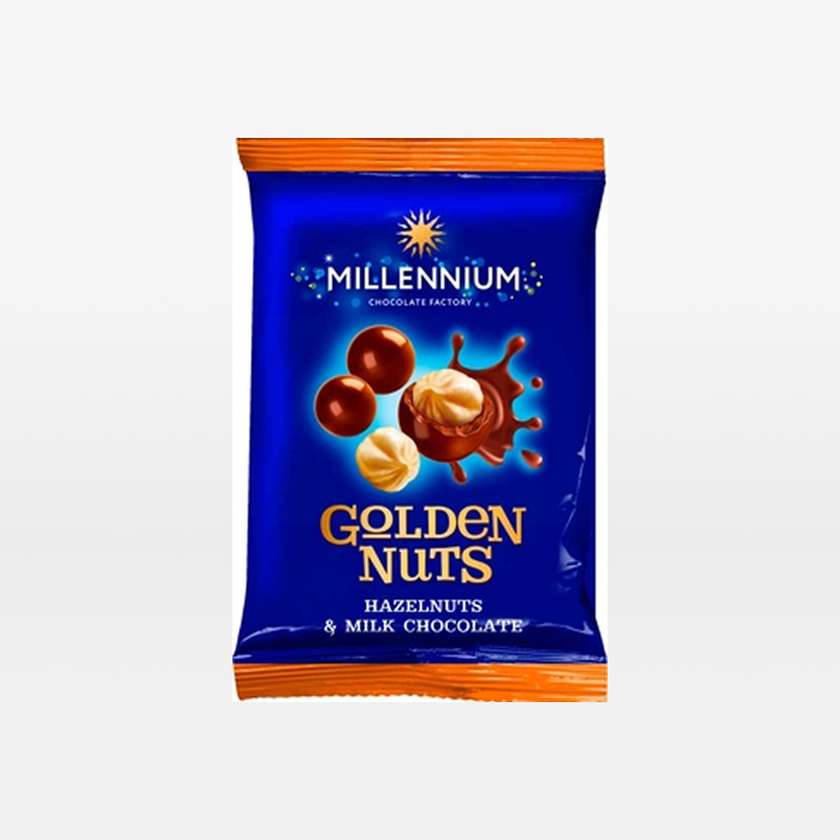 Millennium Golden Nut Dragee with Hazelnut