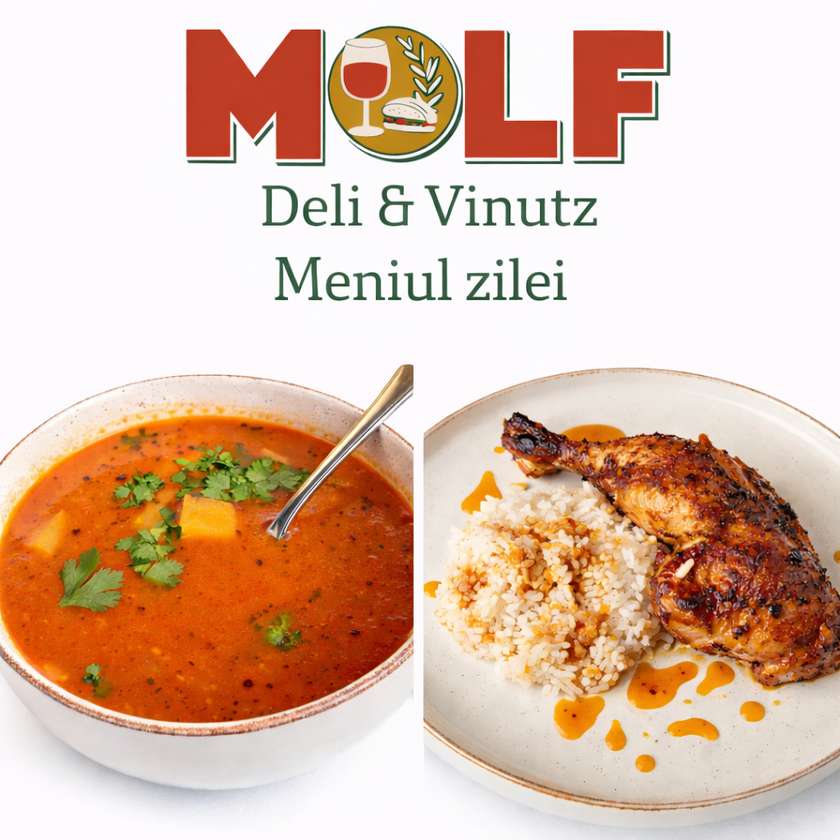 Meniul zilei (Ciorbita + Fel principal)