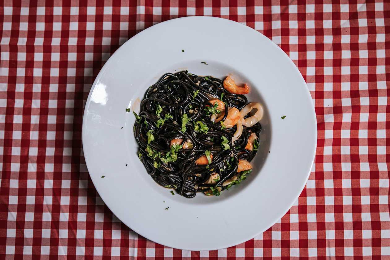 Spaghetti with Squid Ink