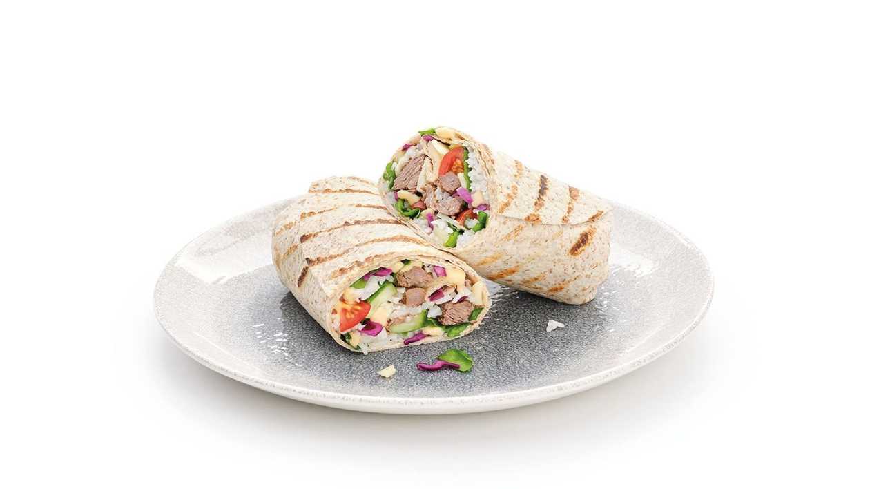 Hot Grilled Beef Wrap