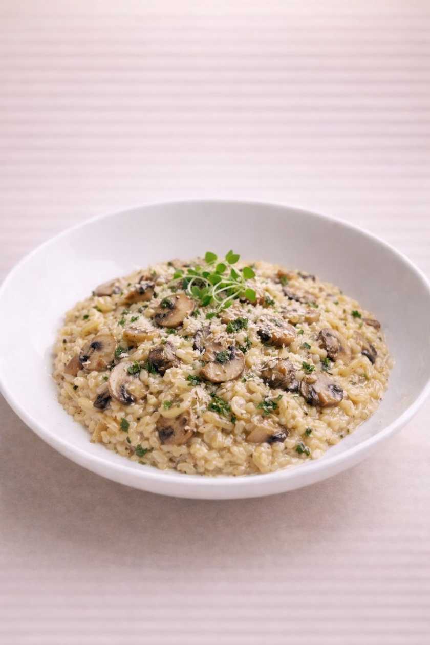 71. Risotto con Funghi Porcini