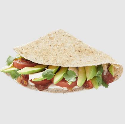 Flatbread s avokádem a koriandrem