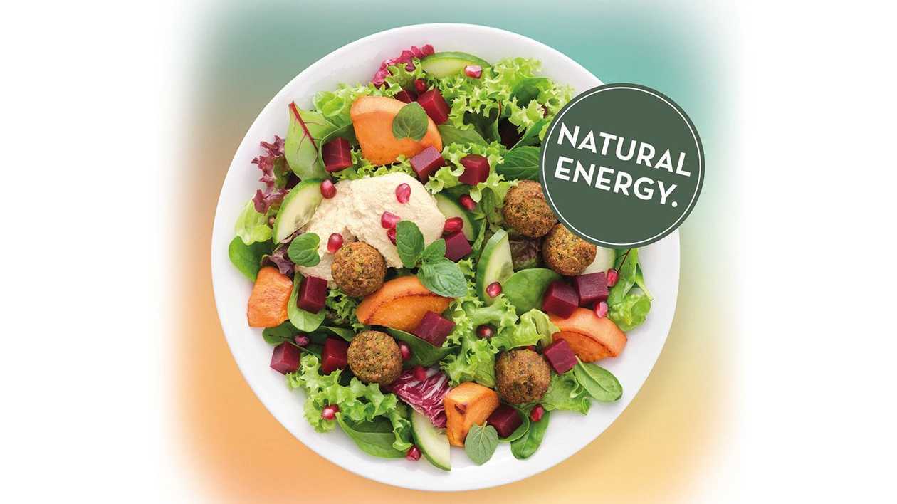 Falafel Tahini Salad (Smart Choice)