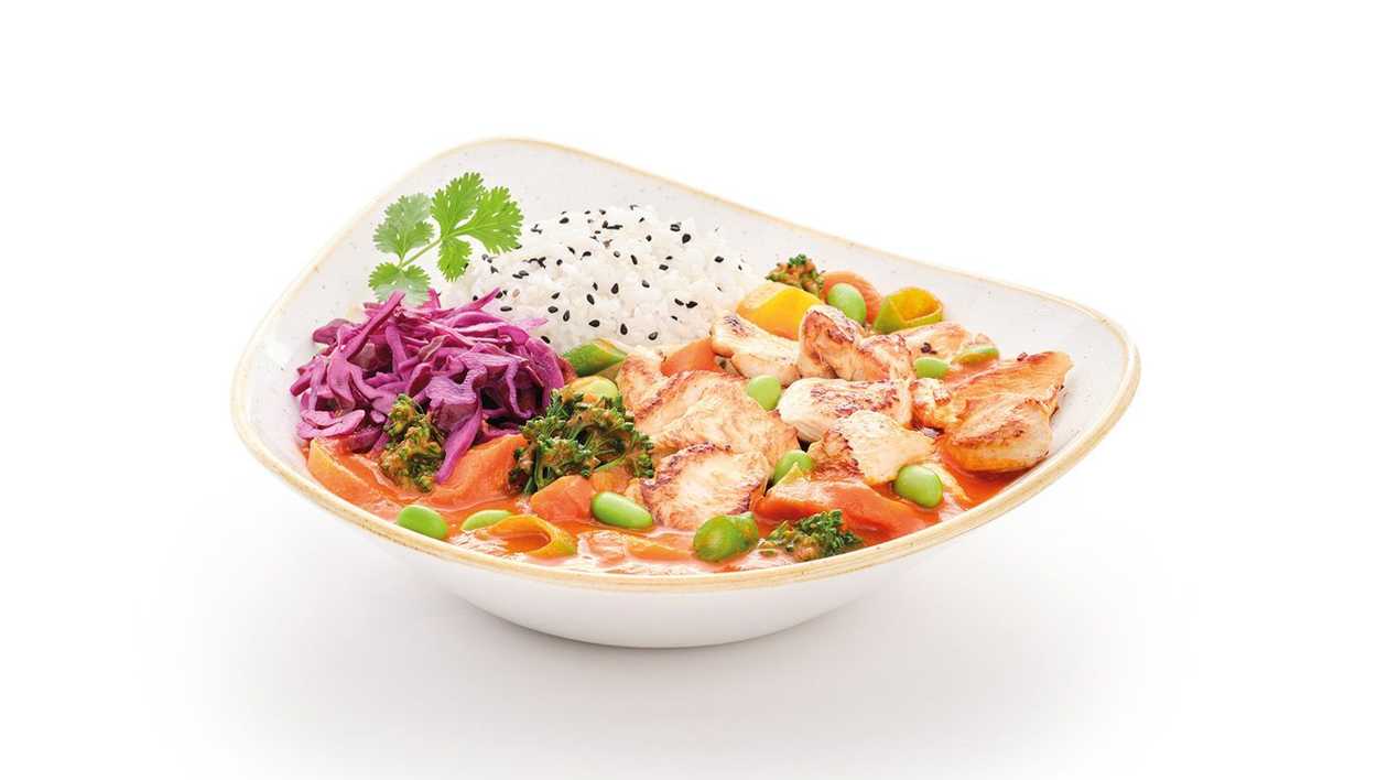 planted. Red Thai Chicken Curry