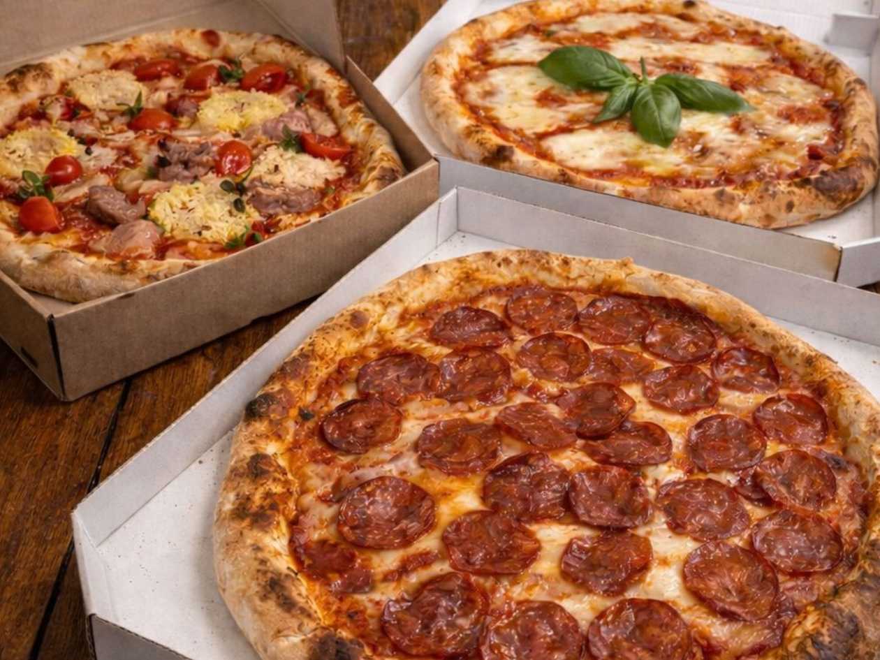 Mini pizza šunková s hermelínem