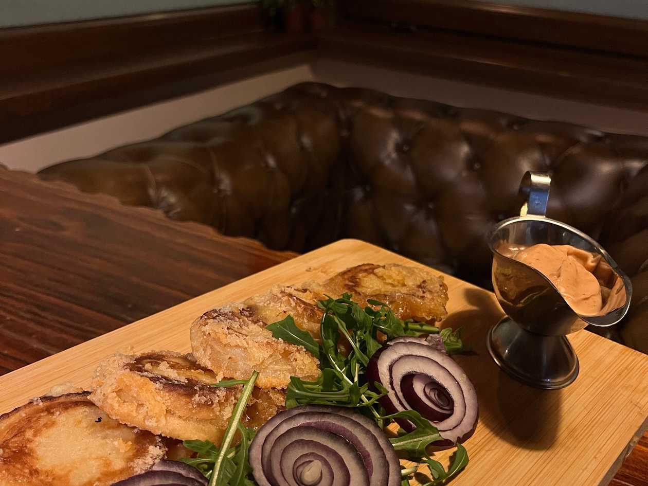 Stinky Cheese Fried in Beer Batter