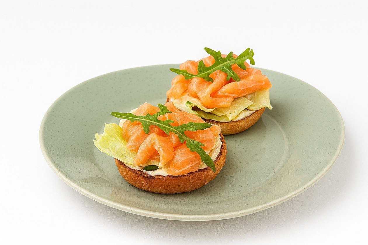Бріош з лососем