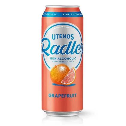 Nealkoholinis alaus kokteilis UTENOS RADLER GRAPEFRUIT