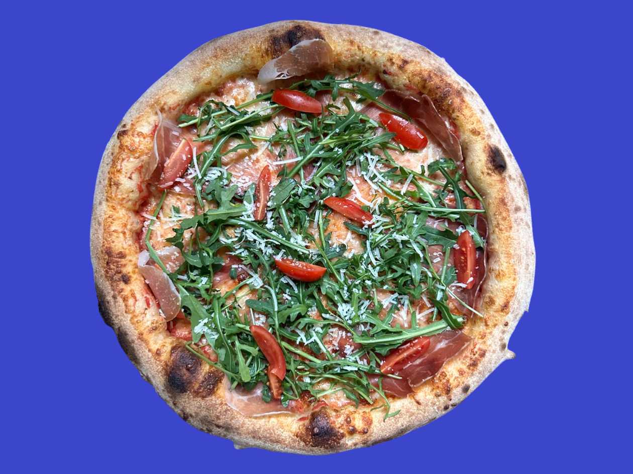 Prosciutto and Arugula Pizza