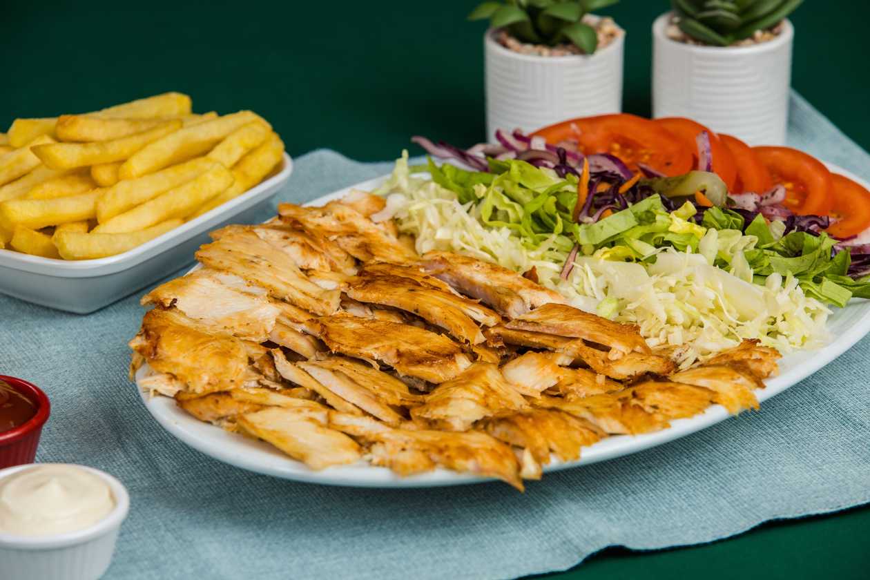 Small chicken plate menu