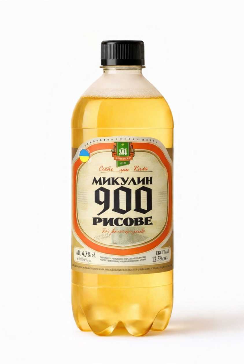 1 L. MIKULIN 900 rice beer 4.7% Vol.