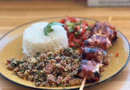Chicken and Bacon Skewers