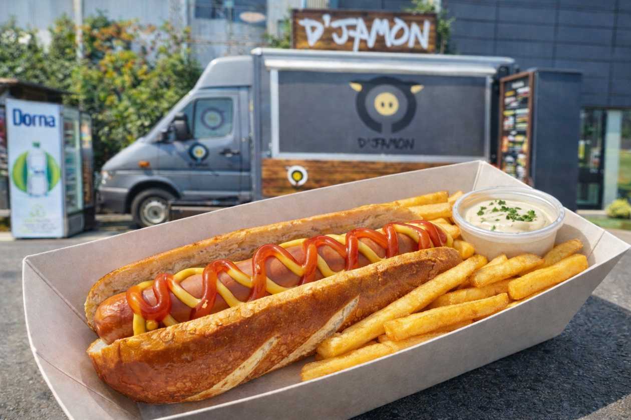 𝗠𝗘𝗡𝗜𝗨: Hot Dog Clasic + Cartofi + Sos🌭🍟