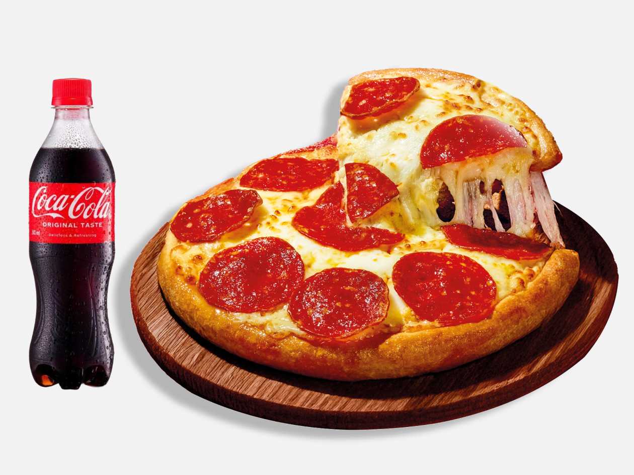 x1 Small Pizza (Pepperoni) + 350ml Soft Drink