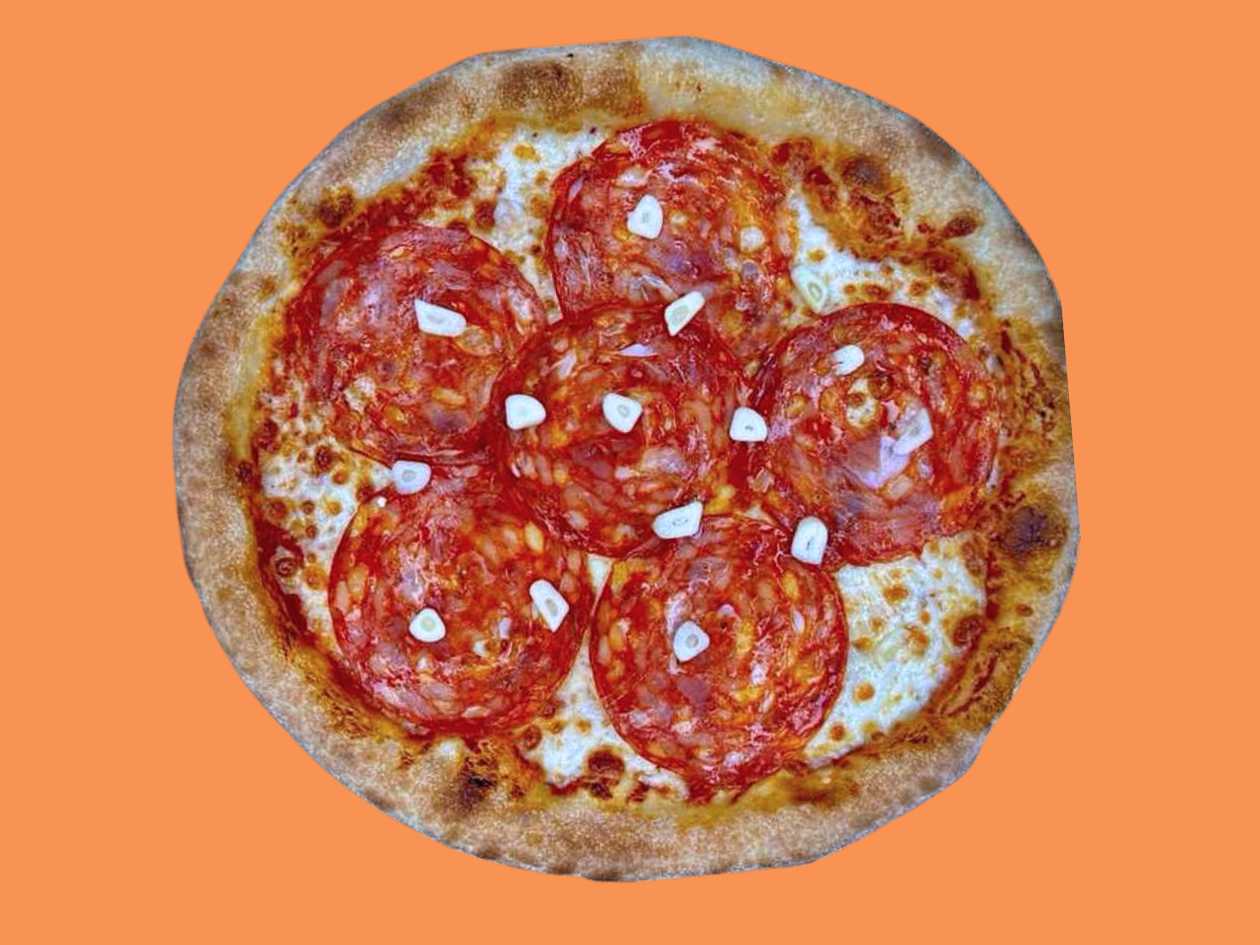 Garlic pizza