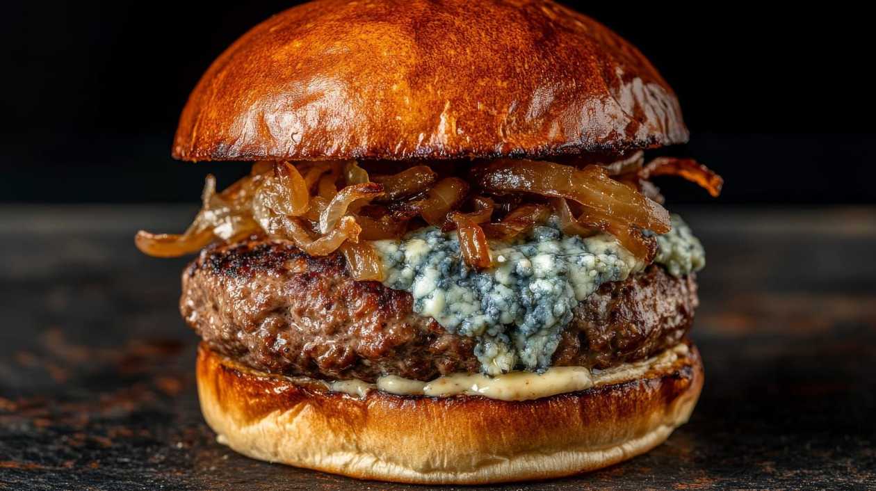 Blue Cheese Burger - The Aristocrat
