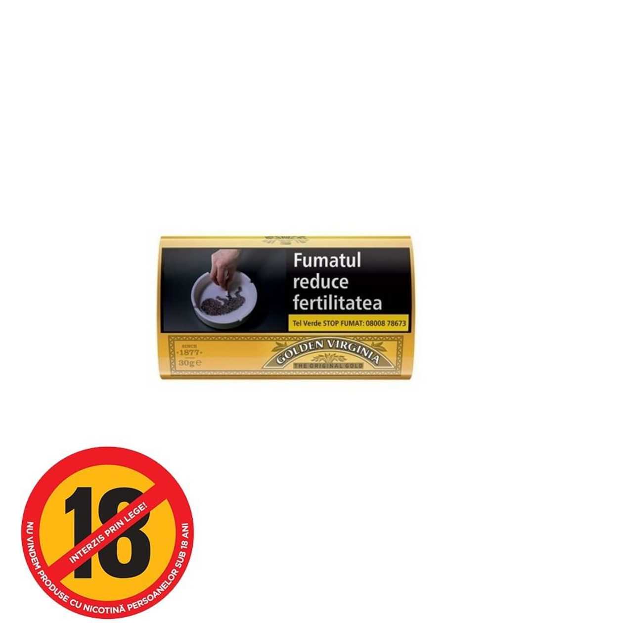 Tutun Golden Virginia Original Gold, 30 g